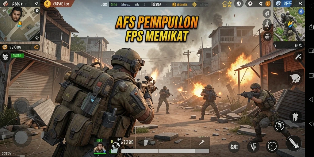 Gameplay AFAF yang menegangkan dan grafis menawan.
