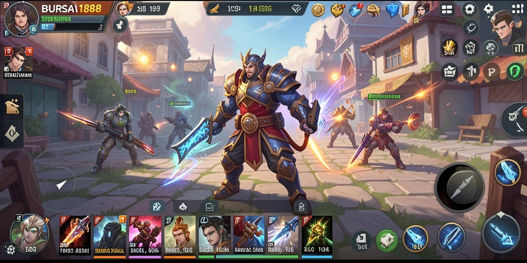 Tampilan gameplay BURSA188 yang mendebarkan dalam SLG.