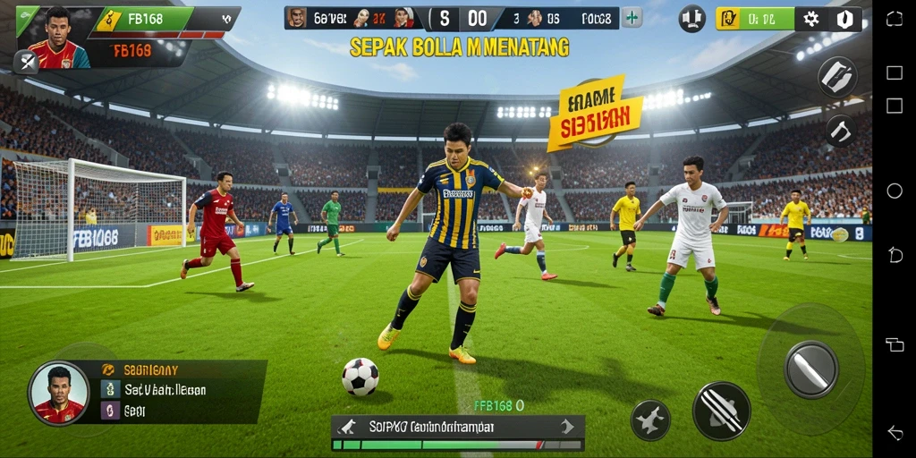 Tampilan gameplay FB168 yang mendebarkan dengan laga seru.