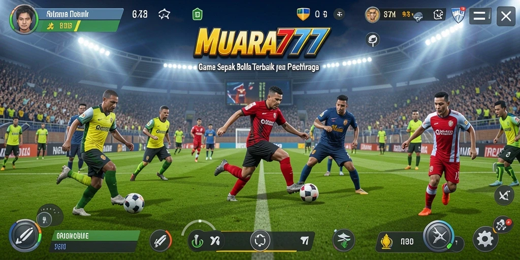 Screenshot gameplay MUARA777 yang menampilkan aksi seru di lapangan.